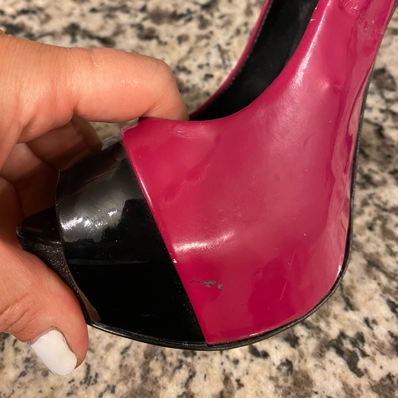 COPY - BCBGeneration PL-Please Magenta Glitter He… - Picture 8 of 13